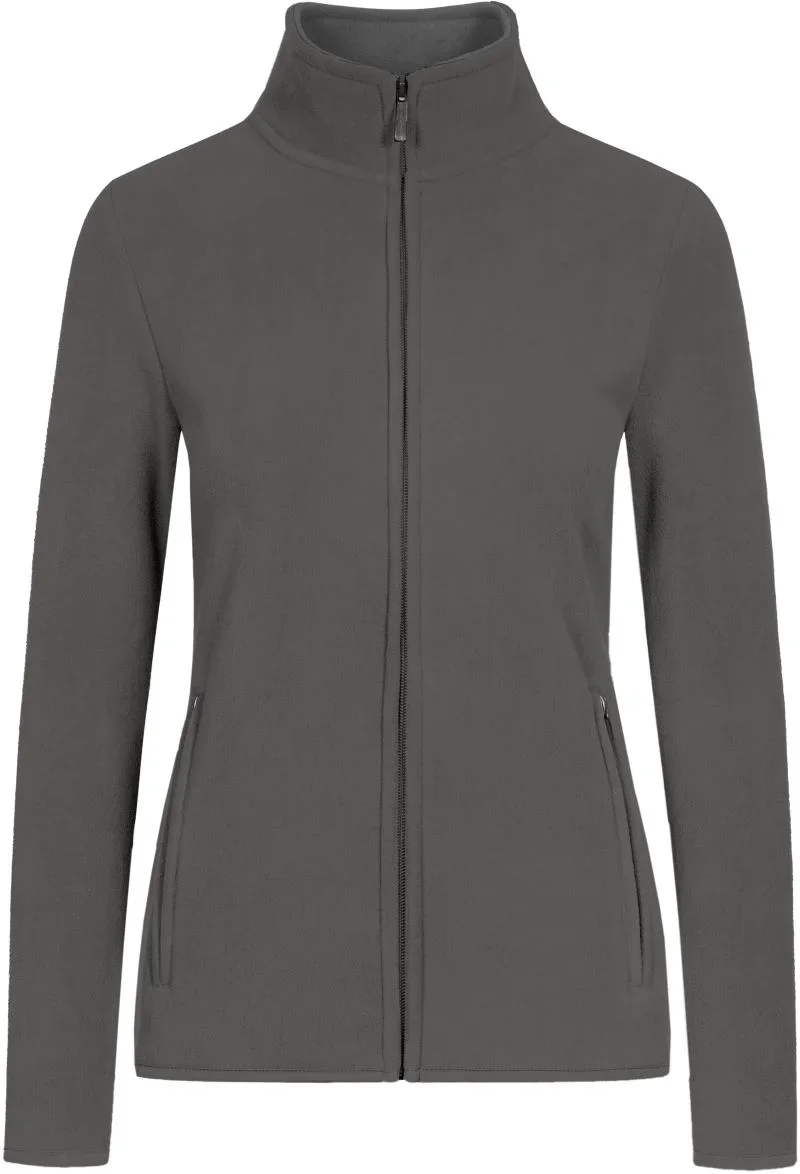 Promodoro 7965 – Damen Double Fleece Jacke – Steel Grey