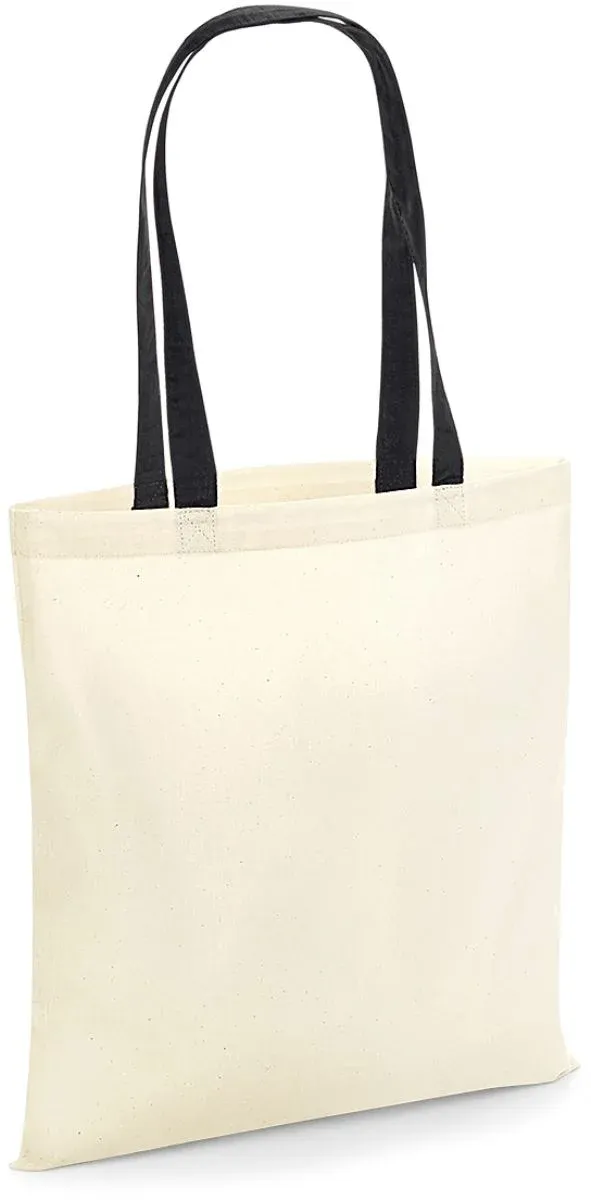 Westford Mill W 101C – Baumwolltasche – Natural/Black
