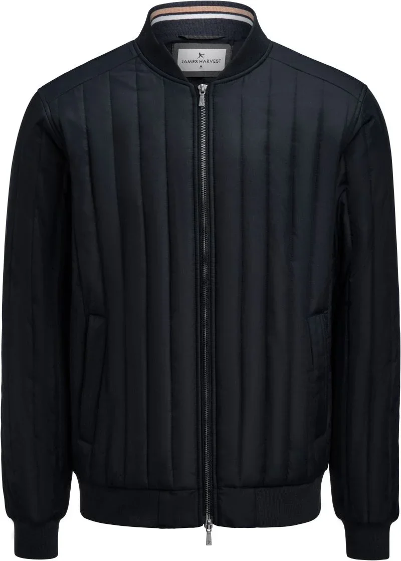 James Harvest Scarsdale Jacket Men – Herren Steppjacke – Black