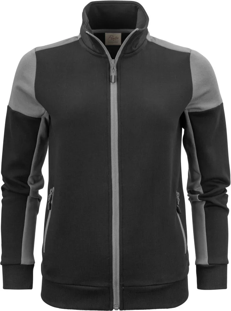 Printer Prime Sweater Full Zip Women – Damen Sweatjacke – Black/Anthracite