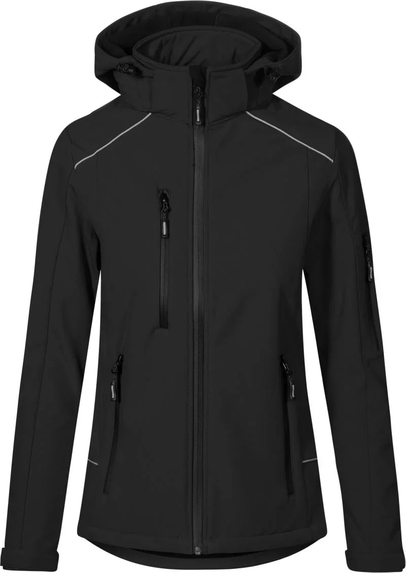 Promodoro 7855 – Damen 3-Lagen Softshell Jacke – Black