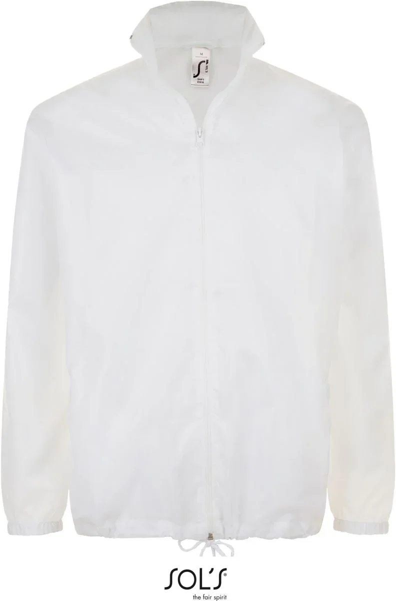 SOL's Collection Shift – Unisex Windbreaker – White