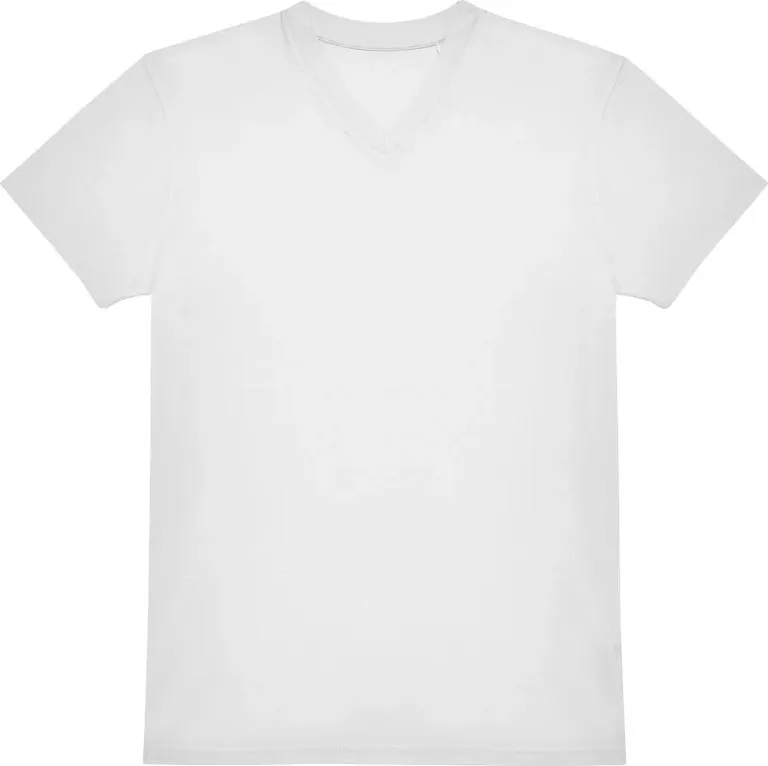 B&C Collection E150 V – V-Ausschnitt T-Shirt – White