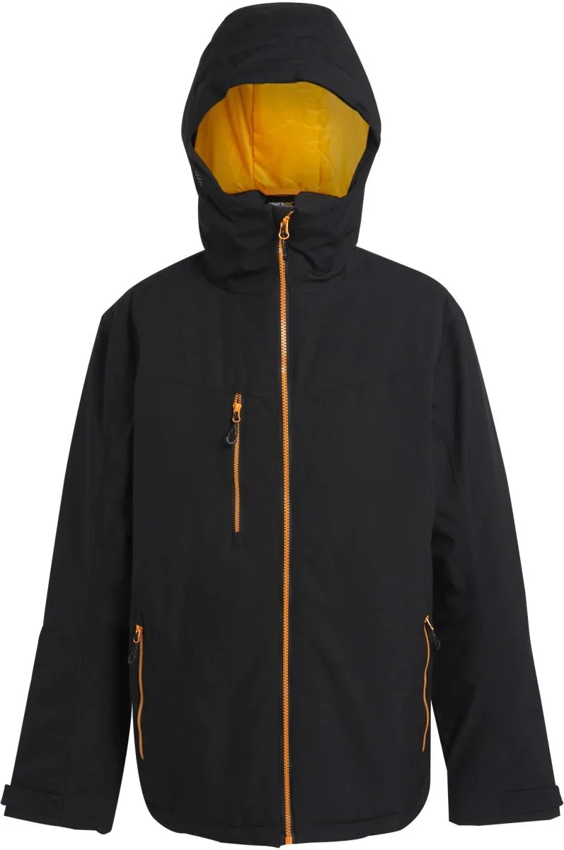 Regatta Professional TRA 253 – Steppjacke "Navigate" – Black/Orange Pop