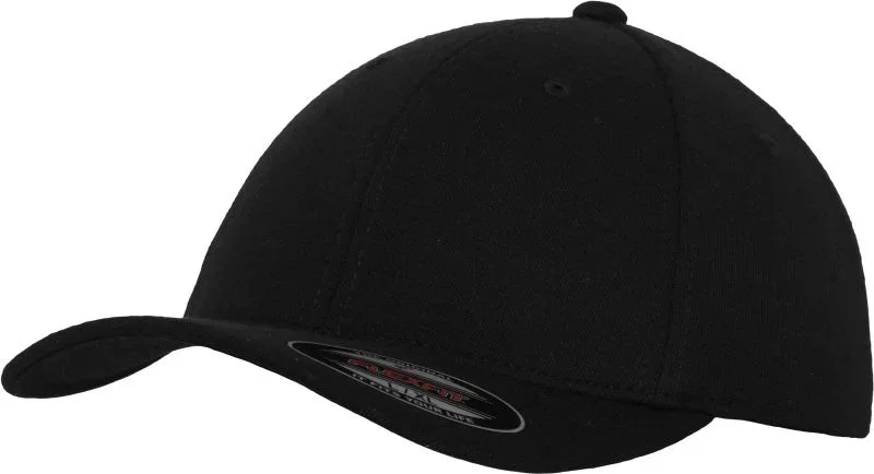 Flexfit 6778/6778T – Double Jersey Flexfit Kappe – Black