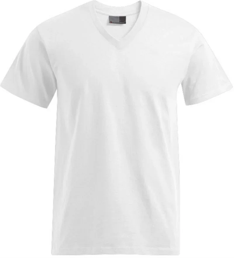 Promodoro 3025 – Herren Premium V-Ausschnitt T-Shirt – White