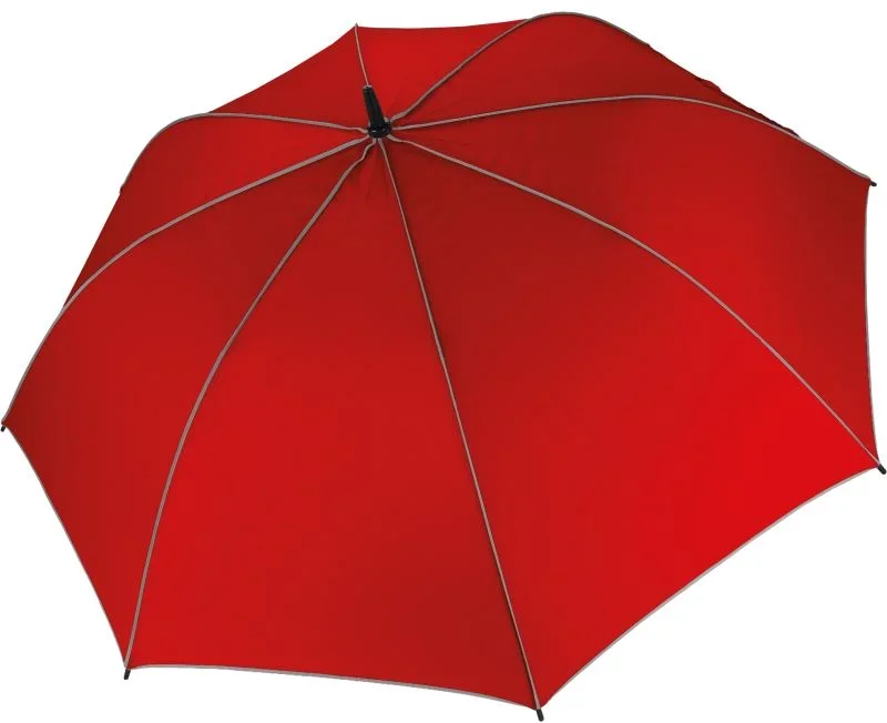 KiMood KI 2006 – Automatik Golf Regenschirm – Red/Light Grey