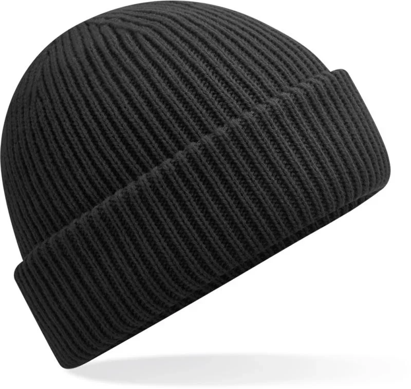Beechfield B 508R – Winddichte Strickmütze "Elements" – Black
