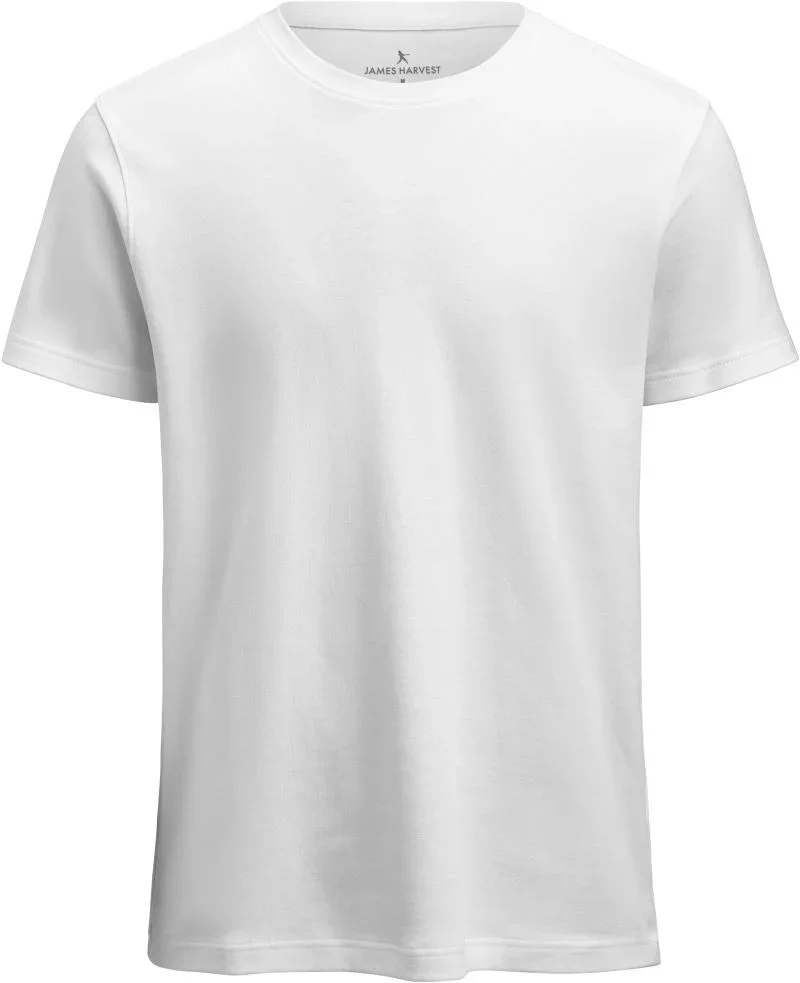 James Harvest Scarsdale T-Shirt Men – Schweres Herren T-Shirt – White