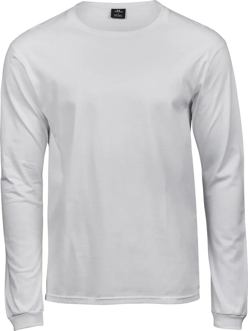 TEE JAYS TJ 8007 – Herren T-Shirt "SOF TEE®" langarm – White