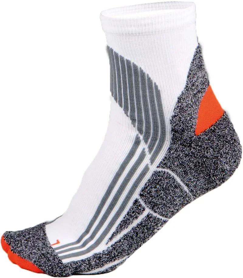 Kariban PA 035 – Lauf-Sportsocken – White/Grey/Orange