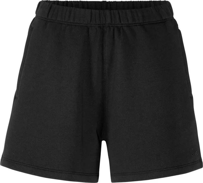 Craft Corporate Frequent Sweatshorts W – Schwere Damen Sweat Shorts – Black