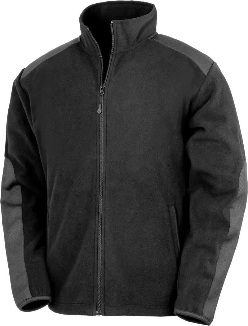 Result R 515X – Schwere Workwear Microfleece Jacke – Black