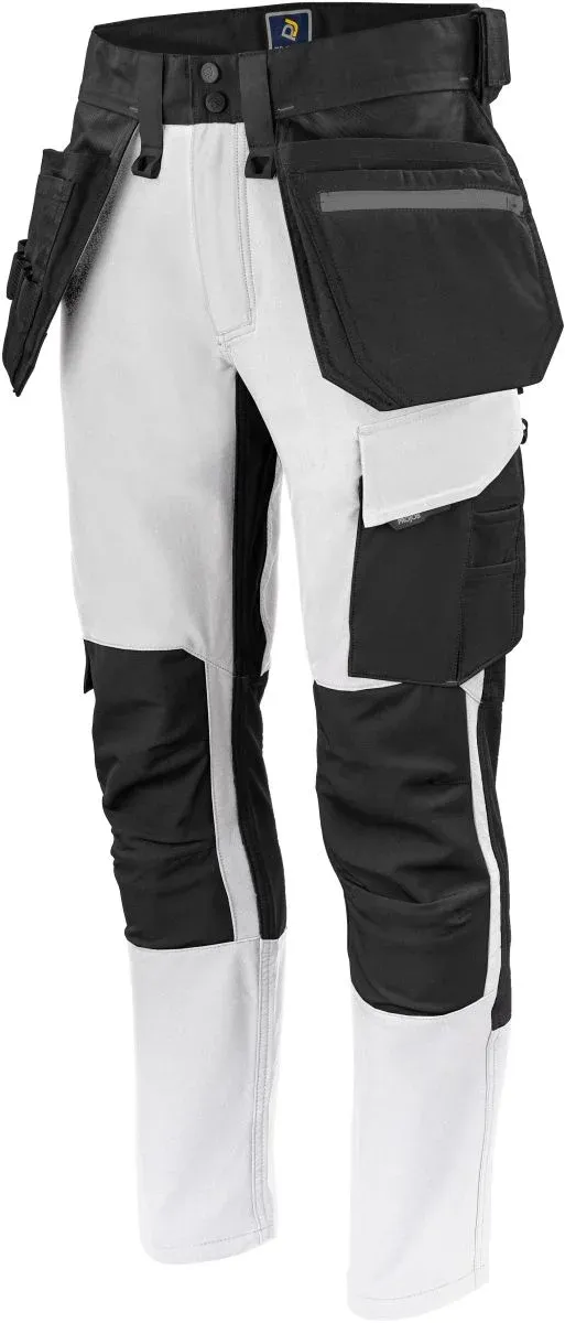 Projob 5551 Waistpants Stretch (62) – Herren Stretch Workwear Hose – White