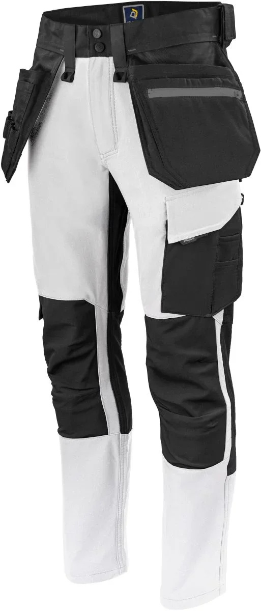 Projob 5551 Waistpants Stretch (62) – Herren Stretch Workwear Hose – White