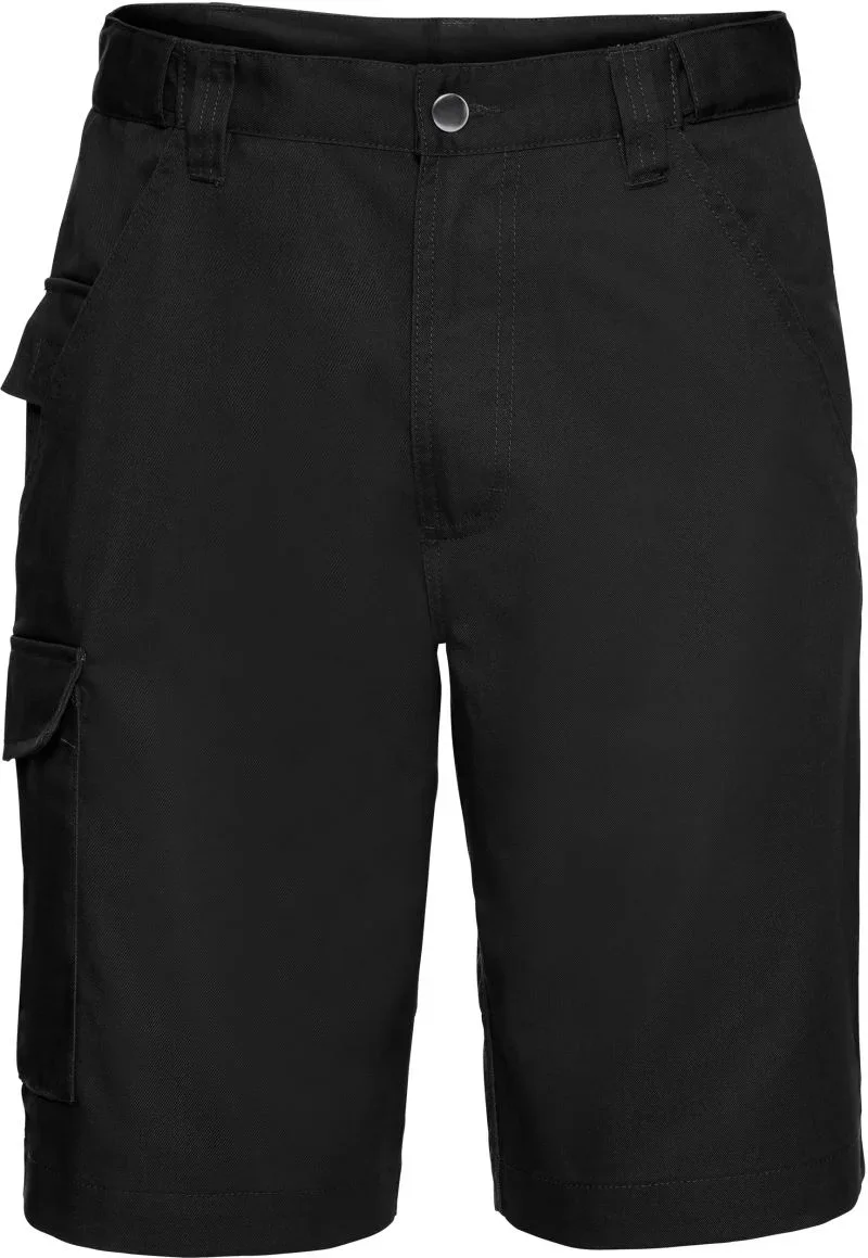 Russell Athletic 002M – Workwear Twill Shorts – Black