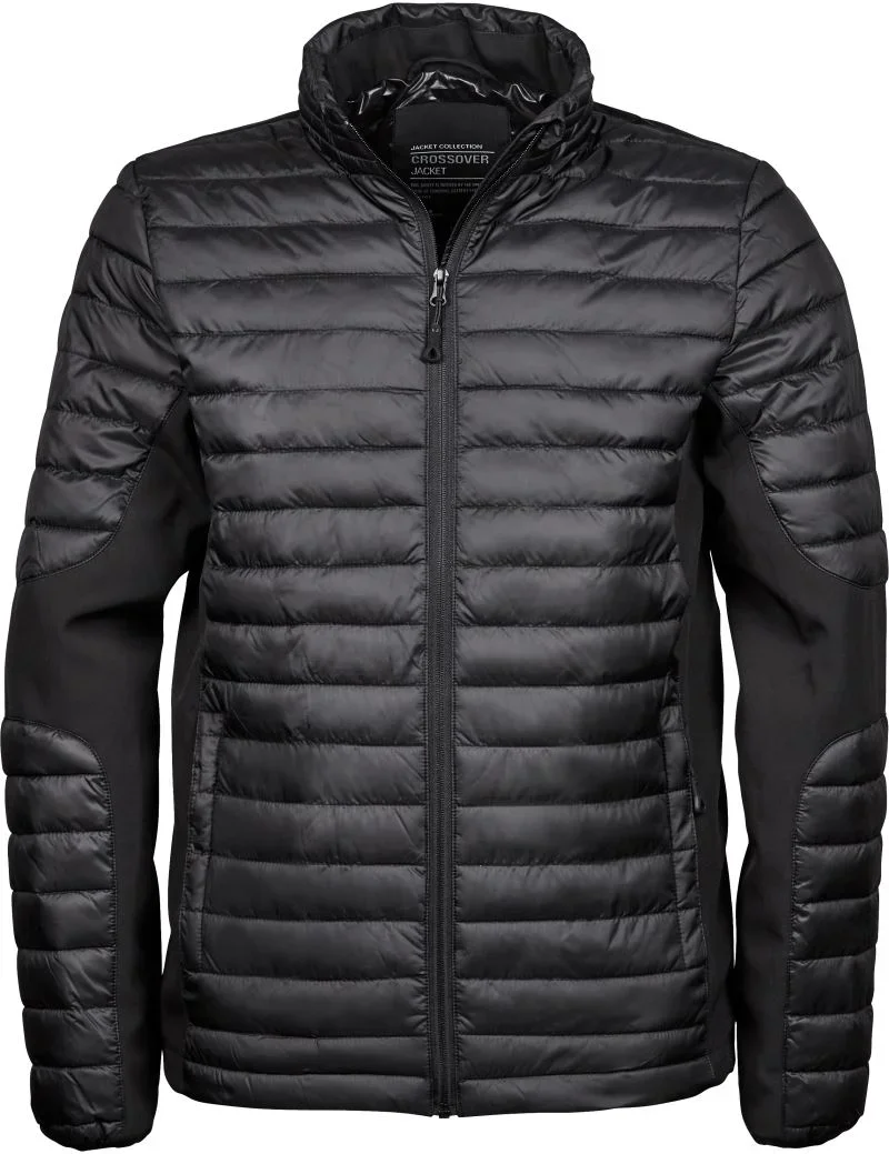 TEE JAYS TJ 9626 – Herren Crossover Jacke – Black/Black