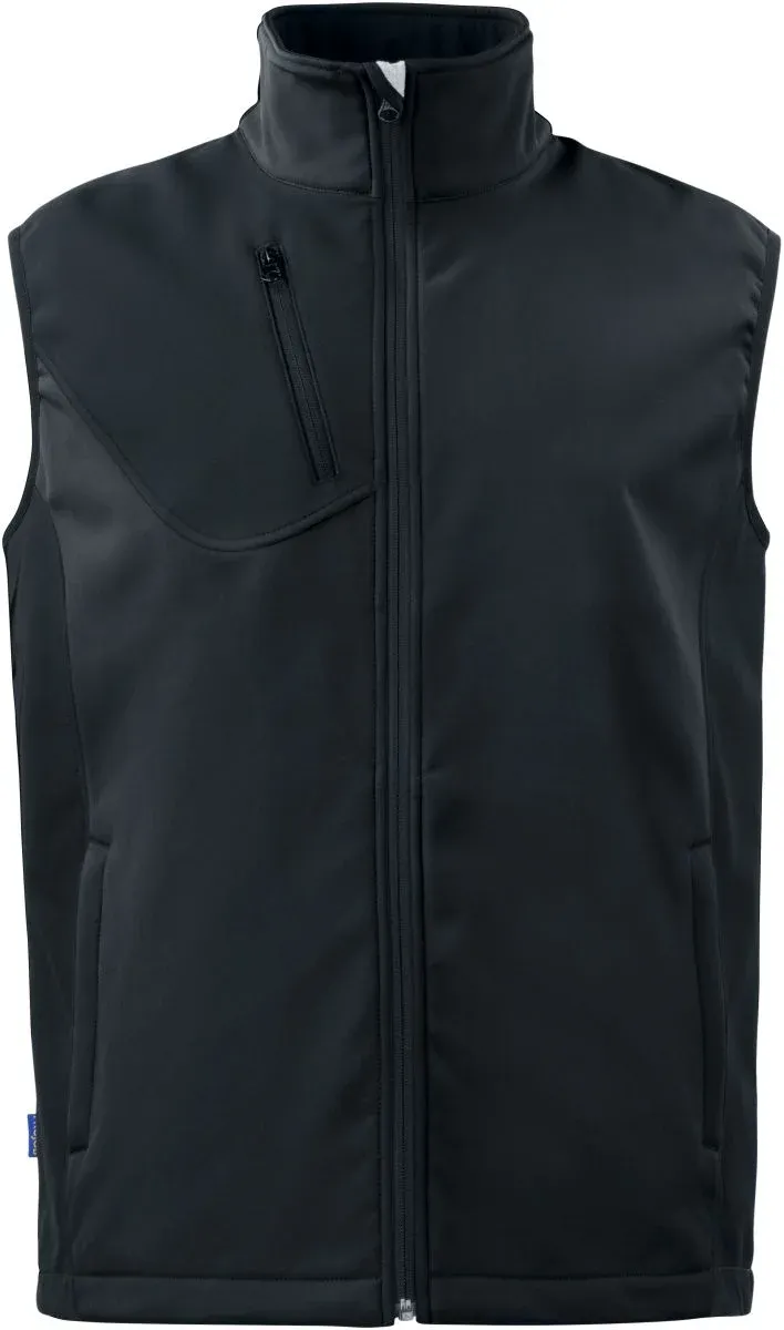 Projob 3702 Softshellvest – Workwear Softshell Weste – Black