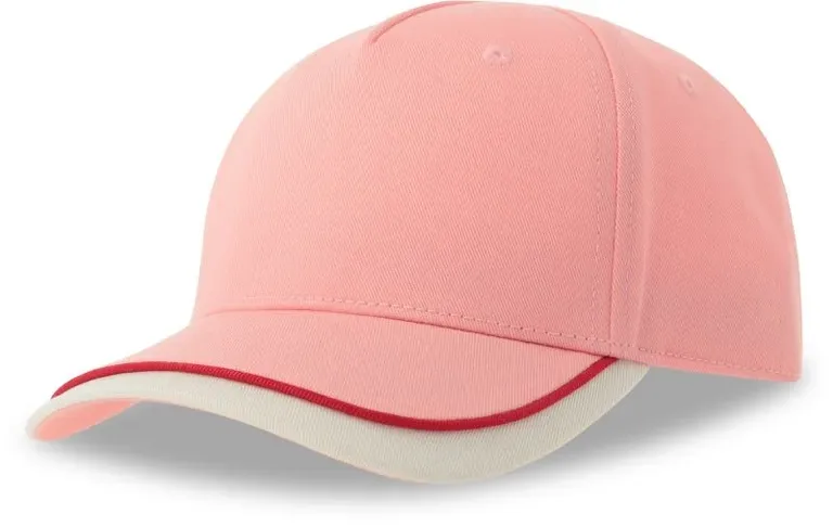 Atlantis Kid Star-S – Kinder 5 Panel Baseball Kappe – Pink/White