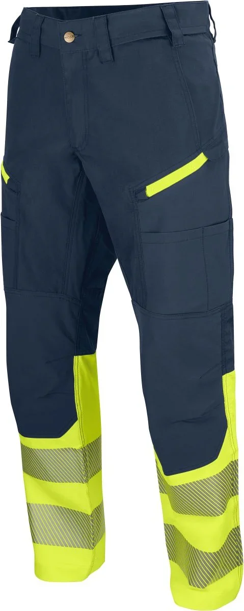 Projob 6528 Waistpants Stretch (62) – Stretch Sicherheitshose – Yellow/Navy
