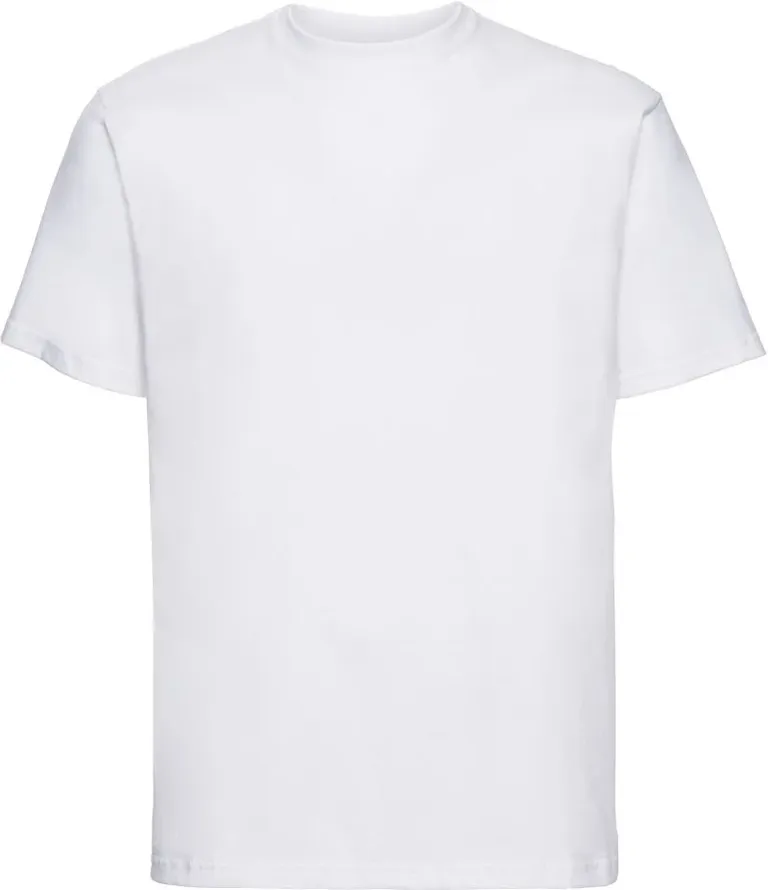 Russell Athletic 180M – Schweres T-Shirt "Authentic" – White