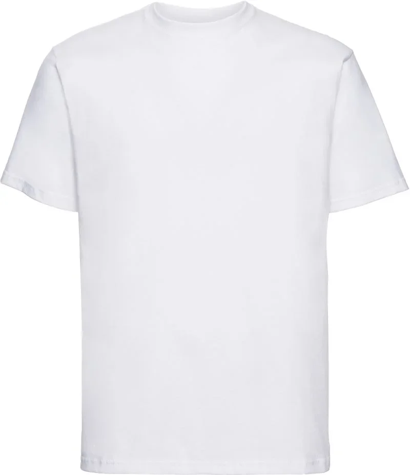 Russell Athletic 180M – Schweres T-Shirt "Authentic" – White