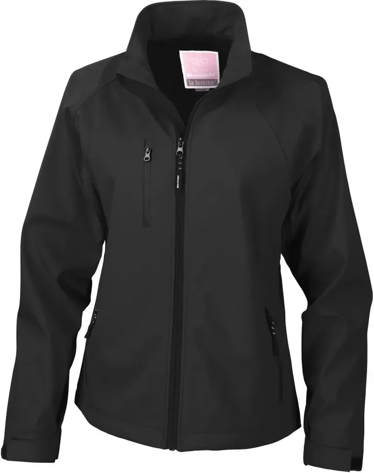 Result R 128F – Damen 2-Lagen Softshell Jacke – Black