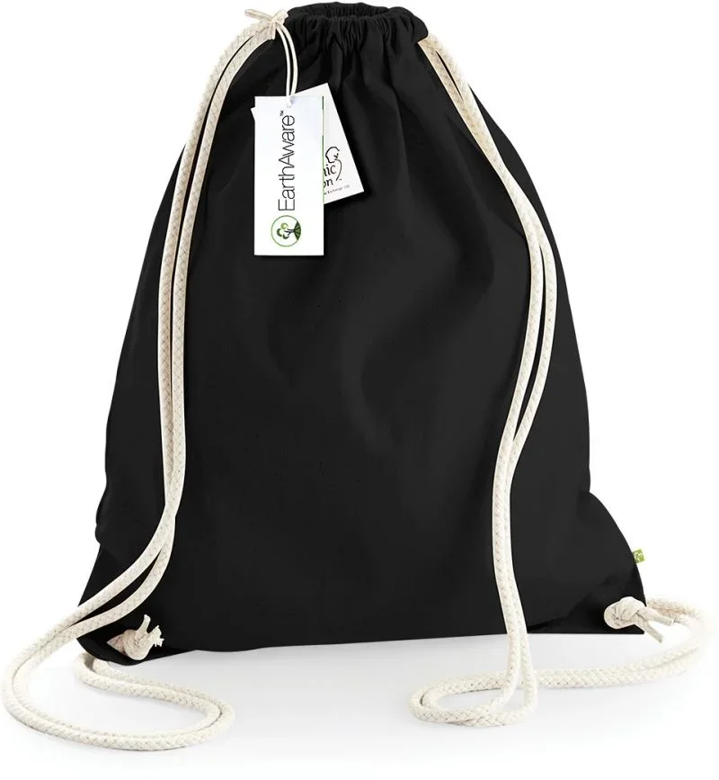 Westford Mill W 810 – Schwerer EarthAware® Bio Turnbeutel – Black