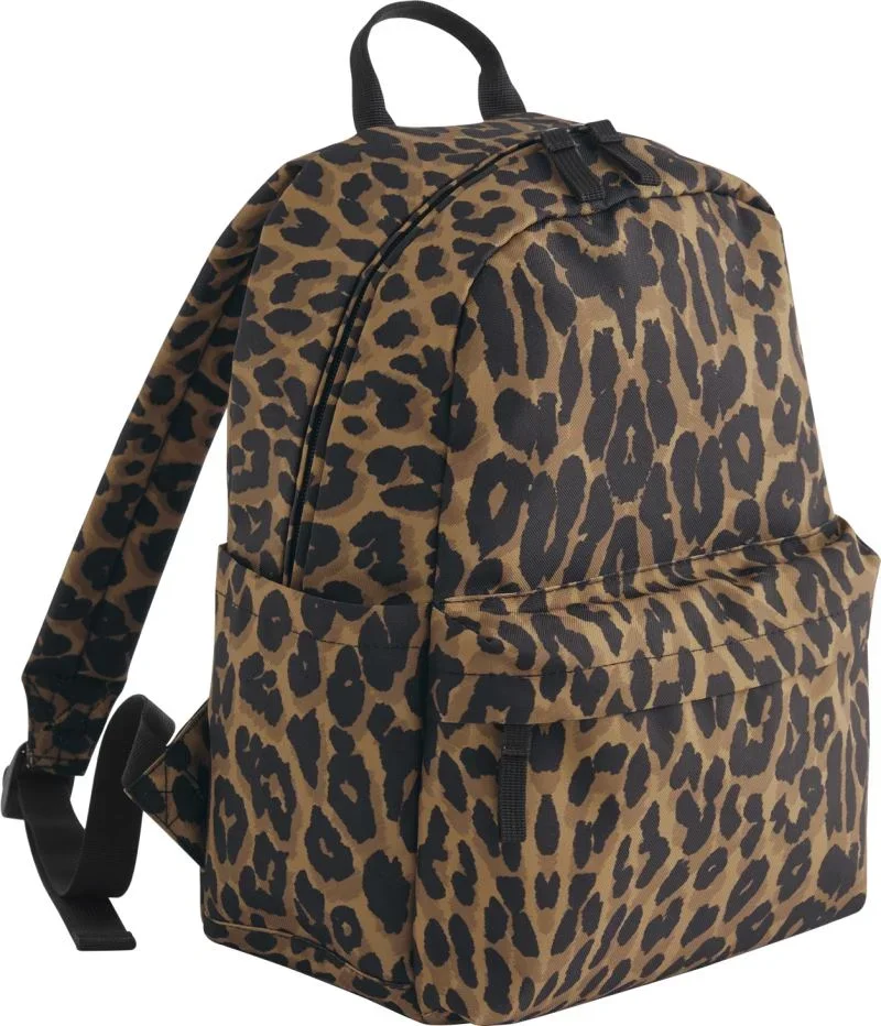 BagBase BG 195S – Mini Rucksack "Leopard Print" – Leopard Print