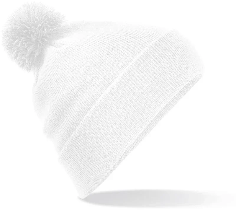 Beechfield B 426 – Original Pom Pom Beanie – White