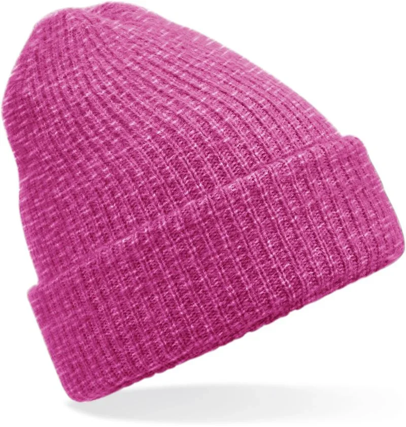 Beechfield B 396R – Strickmütze "Colour Pop" – Bright Pink