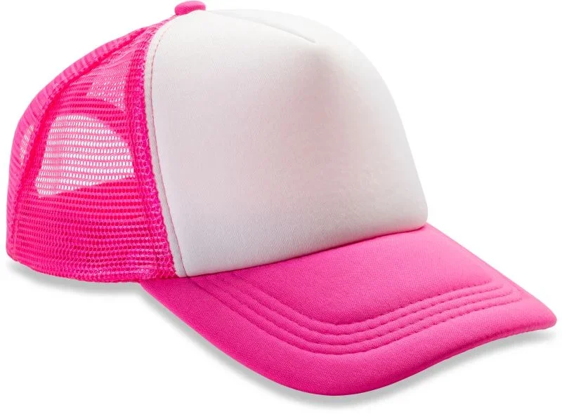 Result Headwear RC 089X – 5 Panel Mesh Kappe "Detroit" – Pink/White