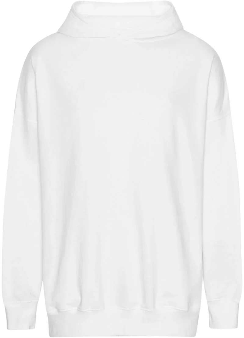 Neutral T 63111 – Schwerer Bio IC Kapuzen Sweater "Tiger" – White