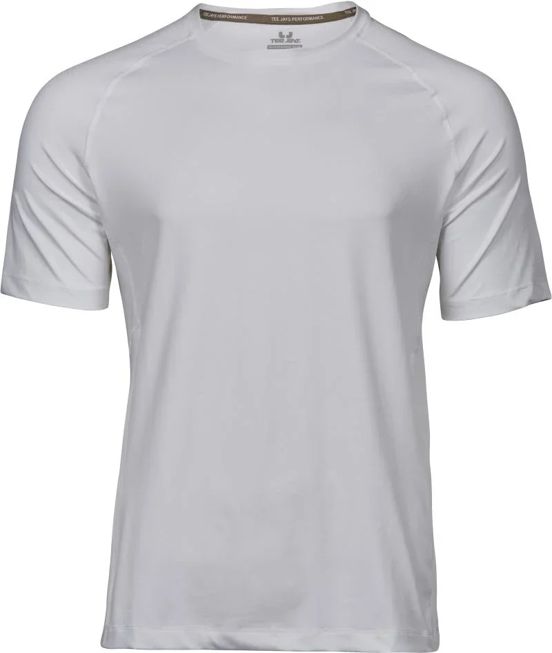 TEE JAYS TJ 7020 – Herren CoolDry Sport Shirt – White