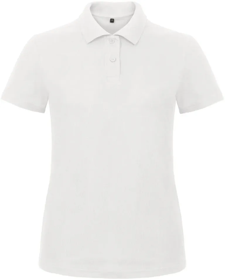 B&C Collection ID.001 – Damen Piqué Polo – White