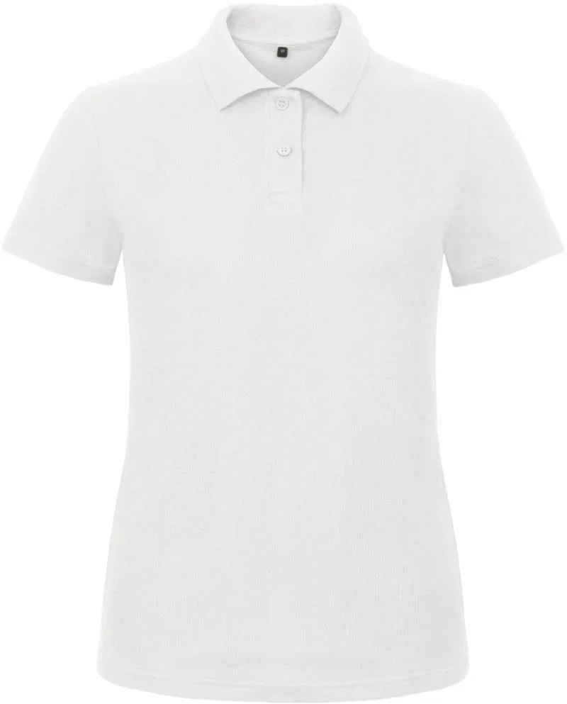 B&C Collection ID.001 – Damen Piqué Polo – White