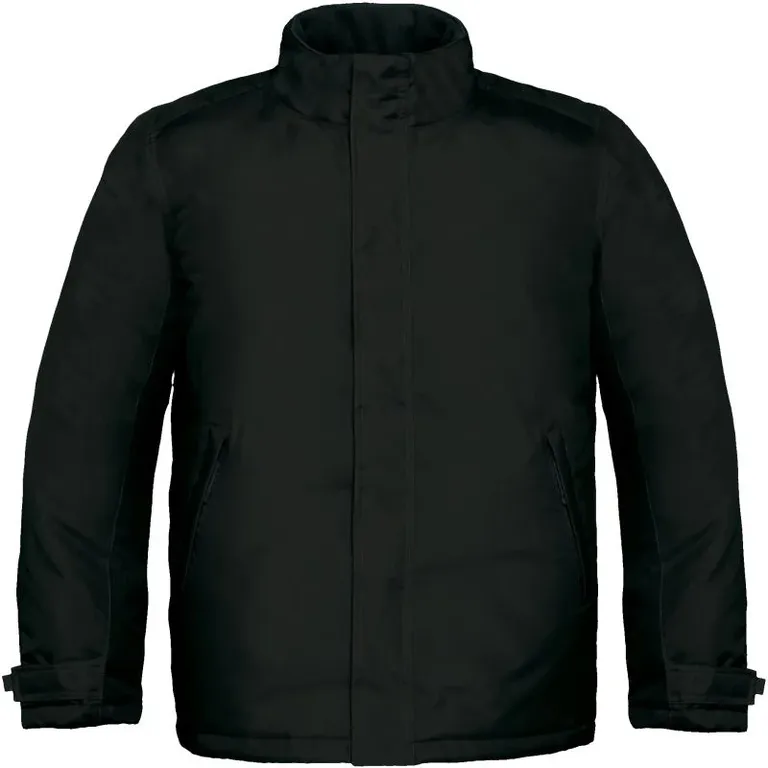 B&C Collection Real + – Herren Winter Parka – Black