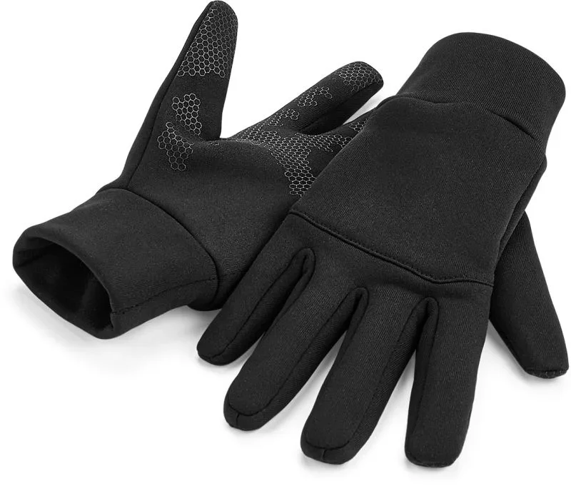 Beechfield B 310 – Softshell Sport Handschuhe – Black