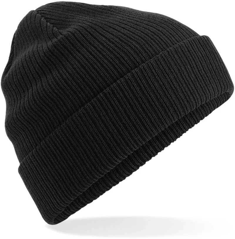 Beechfield B 50N – Bio Strickmütze – Black