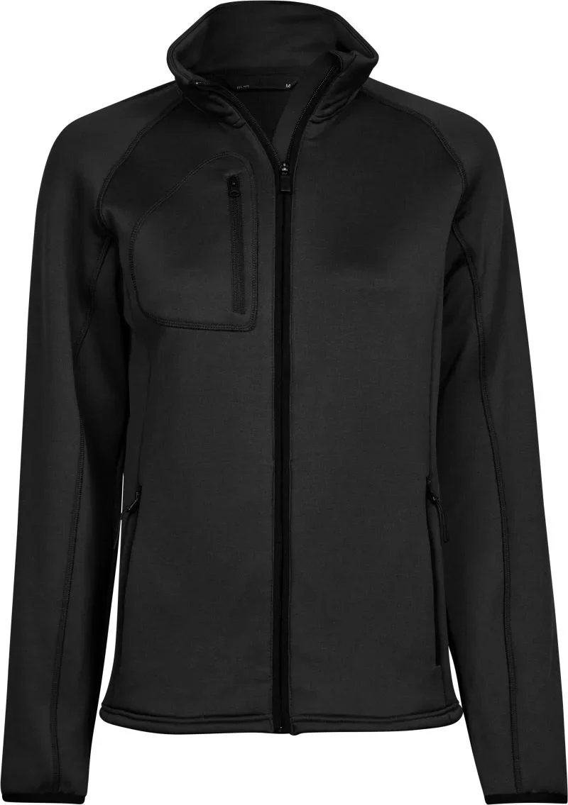 TEE JAYS TJ 9101 – Damen Stretch Fleece Jacke – Black