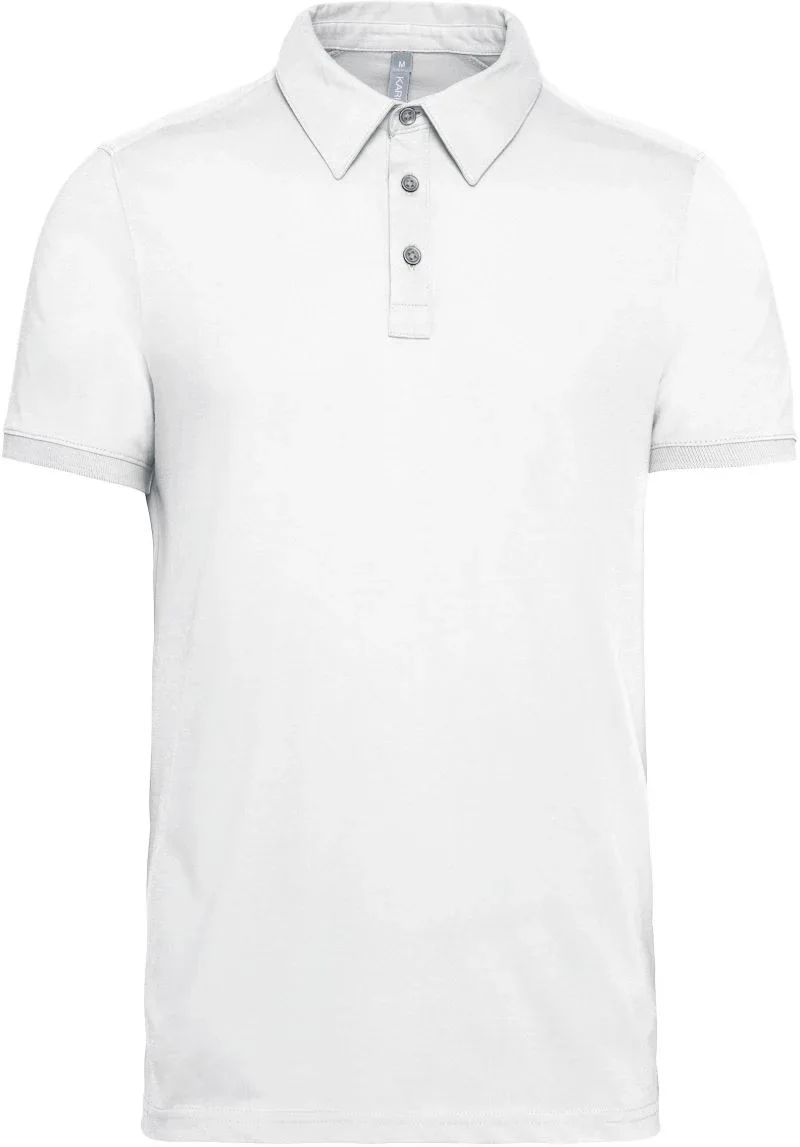 Kariban K 262 – Herren Jersey Polo – White