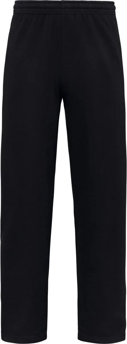 Fruit of the Loom Iconic 250 Open Hem Jog Pants – Jogginghose – Black