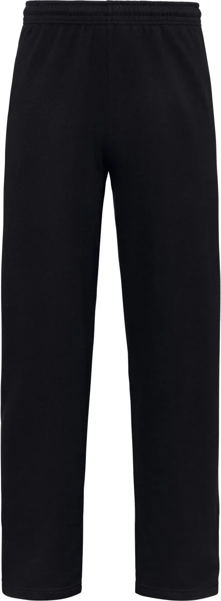 Fruit of the Loom Iconic 250 Open Hem Jog Pants – Jogginghose – Black
