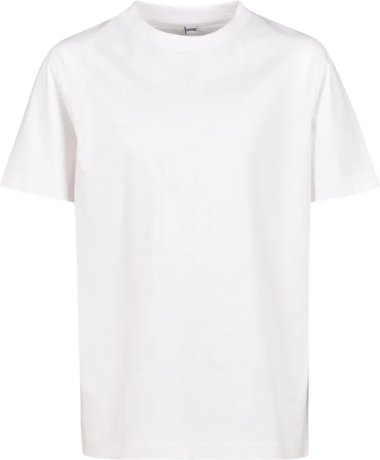 Build your Brand BY 116 – Schweres Kinder T-Shirt – White
