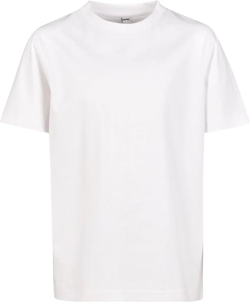Build your Brand BY 116 – Schweres Kinder T-Shirt – White