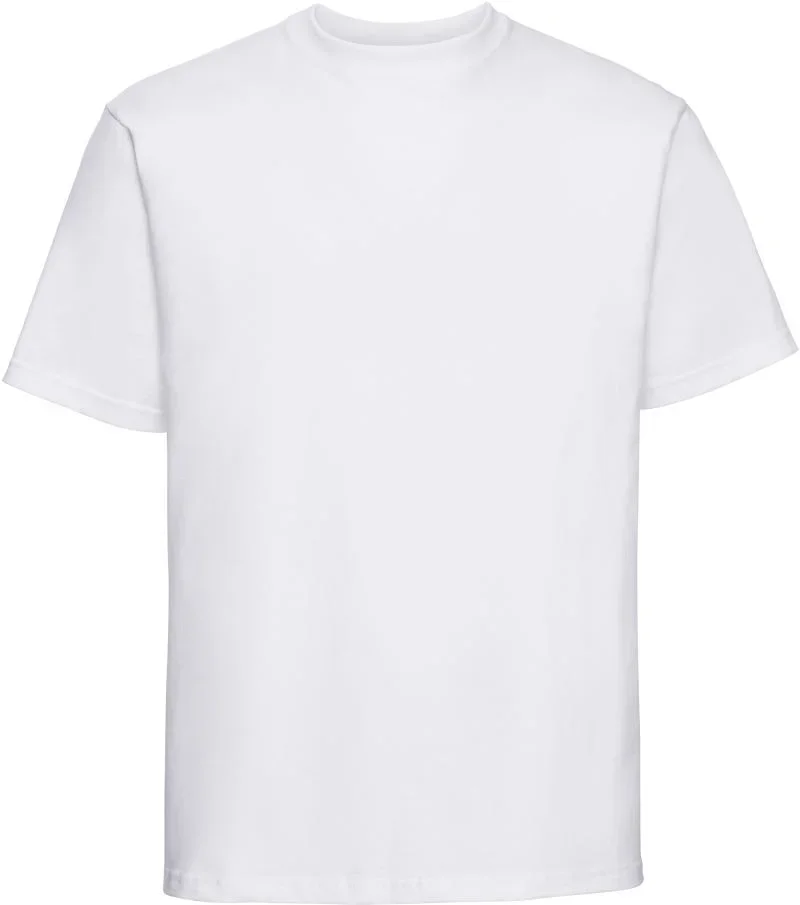 Russell Athletic 215M – Schweres T-Shirt "Authentic" – White