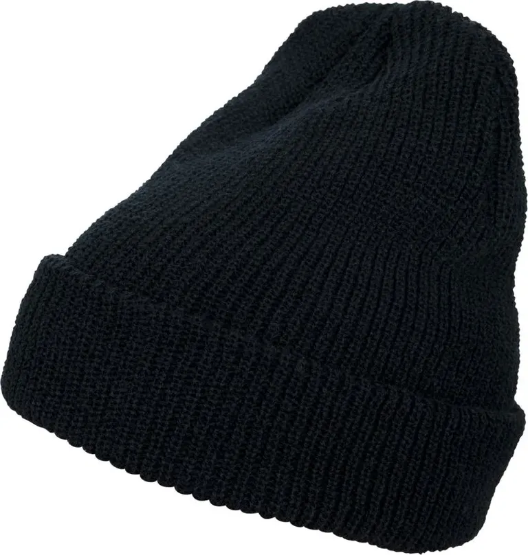 Flexfit 1545K – Lange Strickmütze – Black