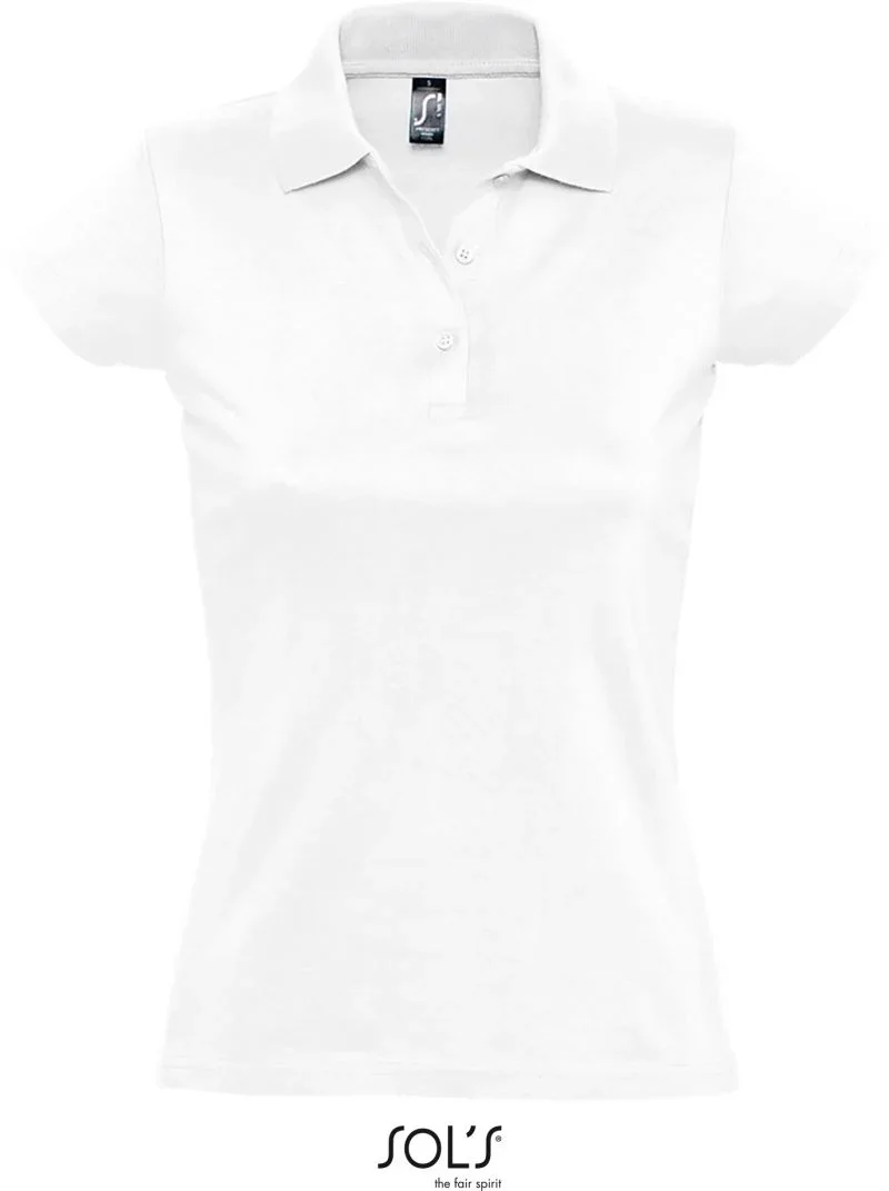 SOL's Collection Prescott Women – Damen Jersey Polo – White
