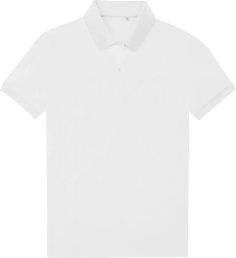 B&C Collection My Eco Polo 65/35 – Damen Piqué Polo – White