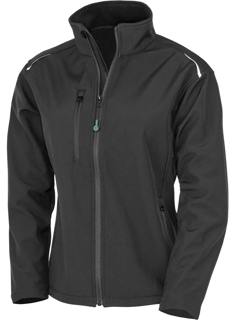 Result R 900F – Damen 3-Lagen Softshell Jacke "Printable" – Black